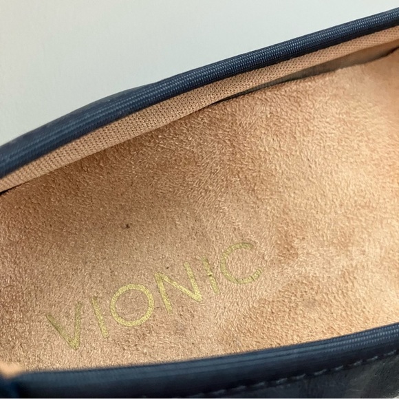 Vionic Spark Minna Ballet Flats in Navy Blue Size 6 Shoes - Picture 9 of 10